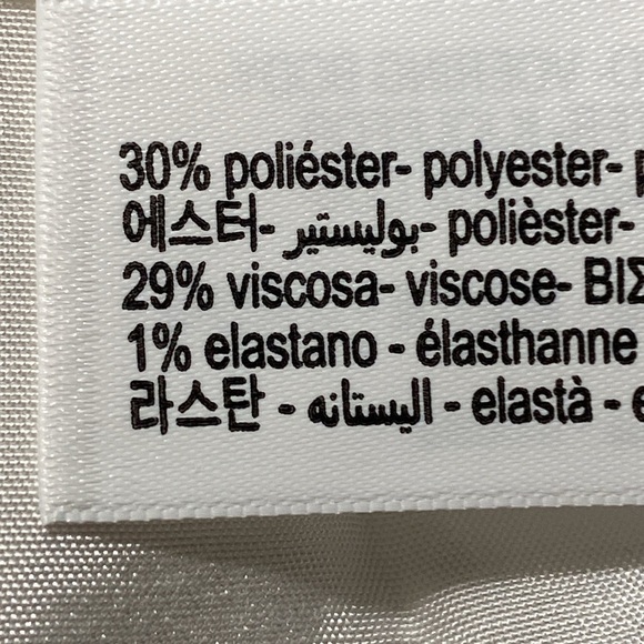 NWT. Massimo Dutti White Double-Breasted Blazer. Size 10. - Picture 9 of 12